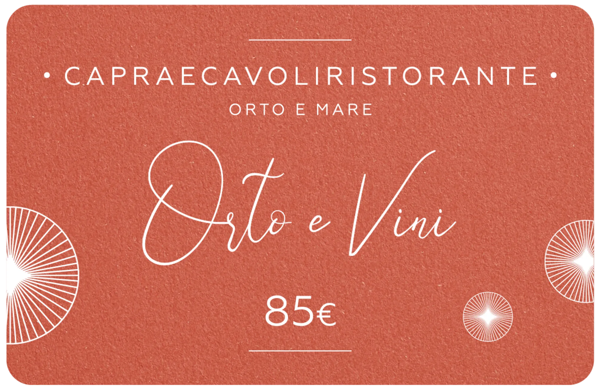 Menu Orto + Vini